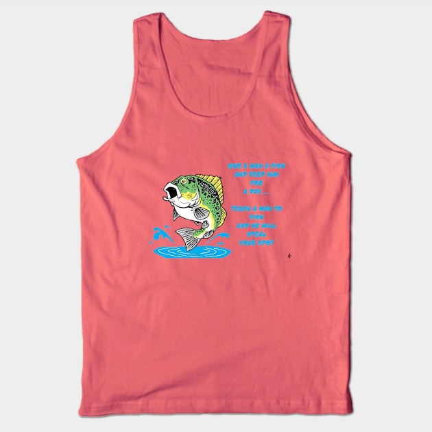 Fishing Tank Top by BubbaWorldComix